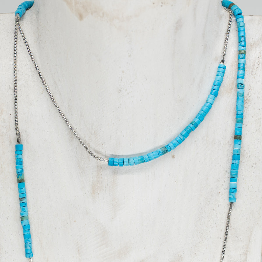 ARI LONG TURQUOISE NECKLACE